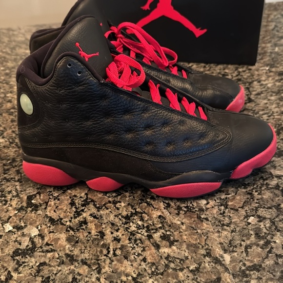 Air Jordan retro 13 Dirty bred Red black cat playoffs Sneakers EUC 10.5 - Picture 10 of 17